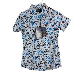 Dixxon Flannel Company The New Wave Men's Short Sleeve Button Up Shirt Small NEW